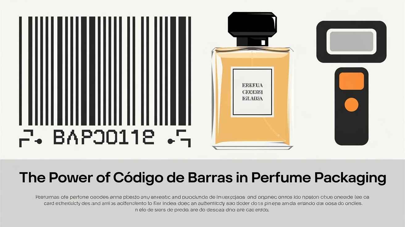  Código de Barras in Modern Perfume Packaging