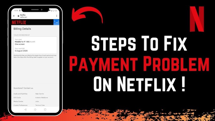 How to Fix Netflix Payment Error